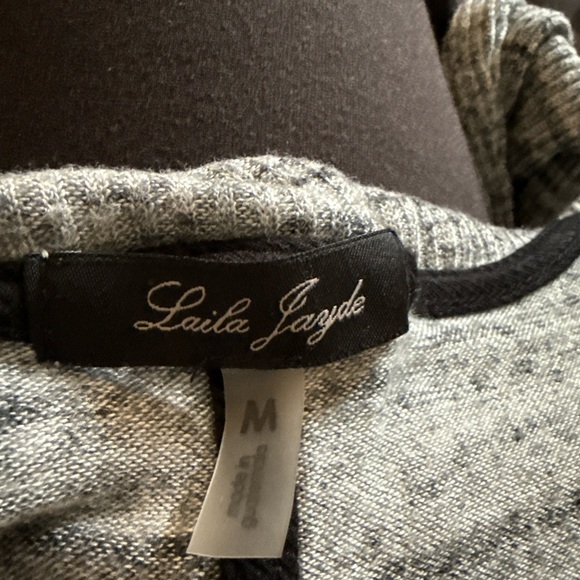Laila Jayde Gray Open Front Cardigan Sweater – Women’s Medium - Picture 3 of 8